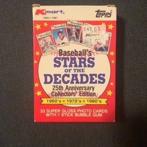Collectors edition Kmart 1987 tops cards